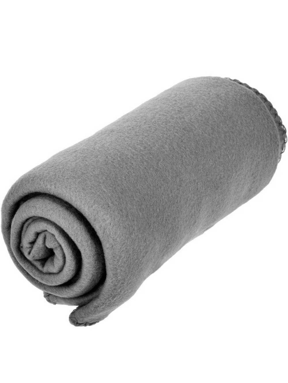 Soft Gray Fleece Throw Blanket - Lightweight Cozy Comfort